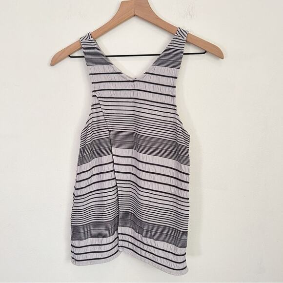 Anthropologie Deletta Striped Tank Top Purple Size S - Picture 5 of 9